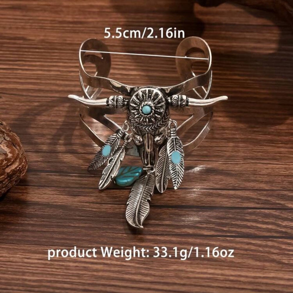 Silver Feather Charm Bracelet - Picture 5 of 5